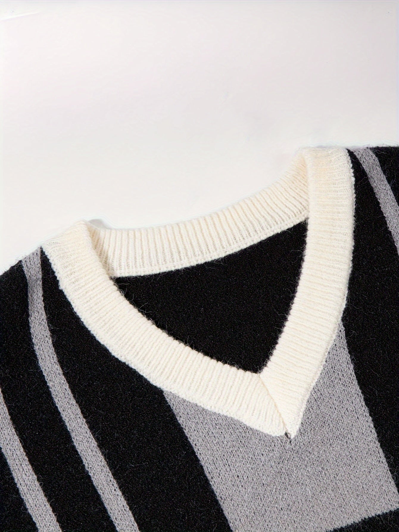 Varsity Stripe Knit Sweater