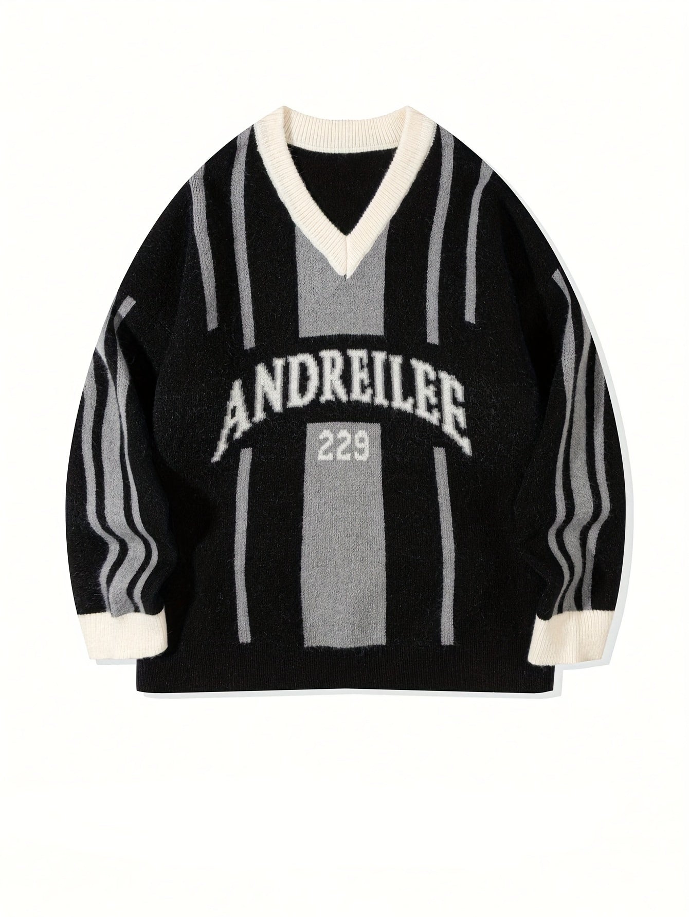 Varsity Stripe Knit Sweater