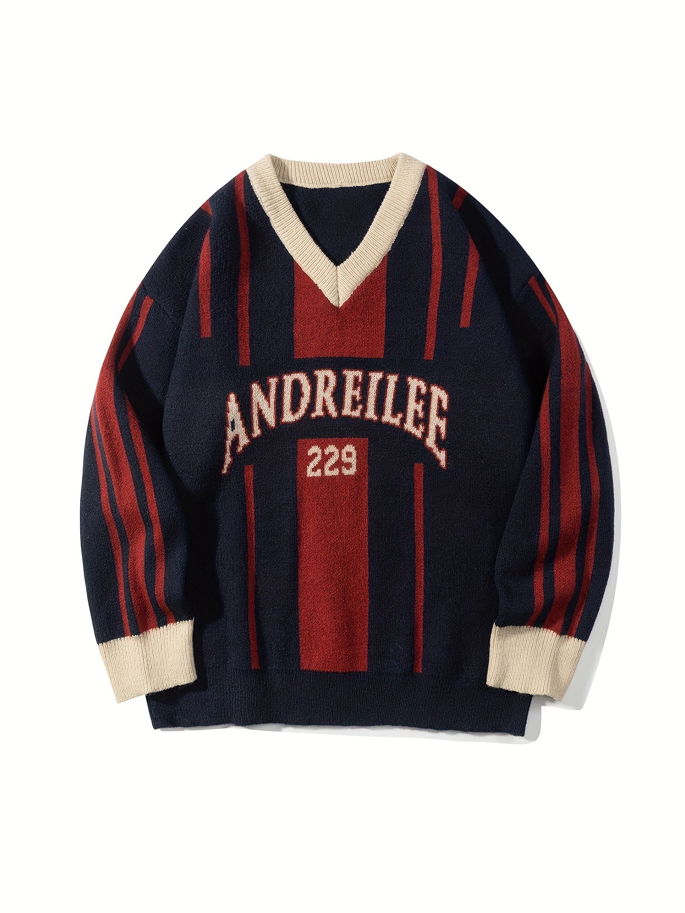 Varsity Stripe Knit Sweater