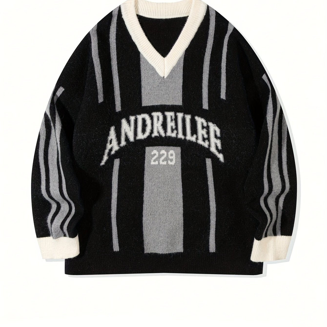 Varsity Stripe Knit Sweater