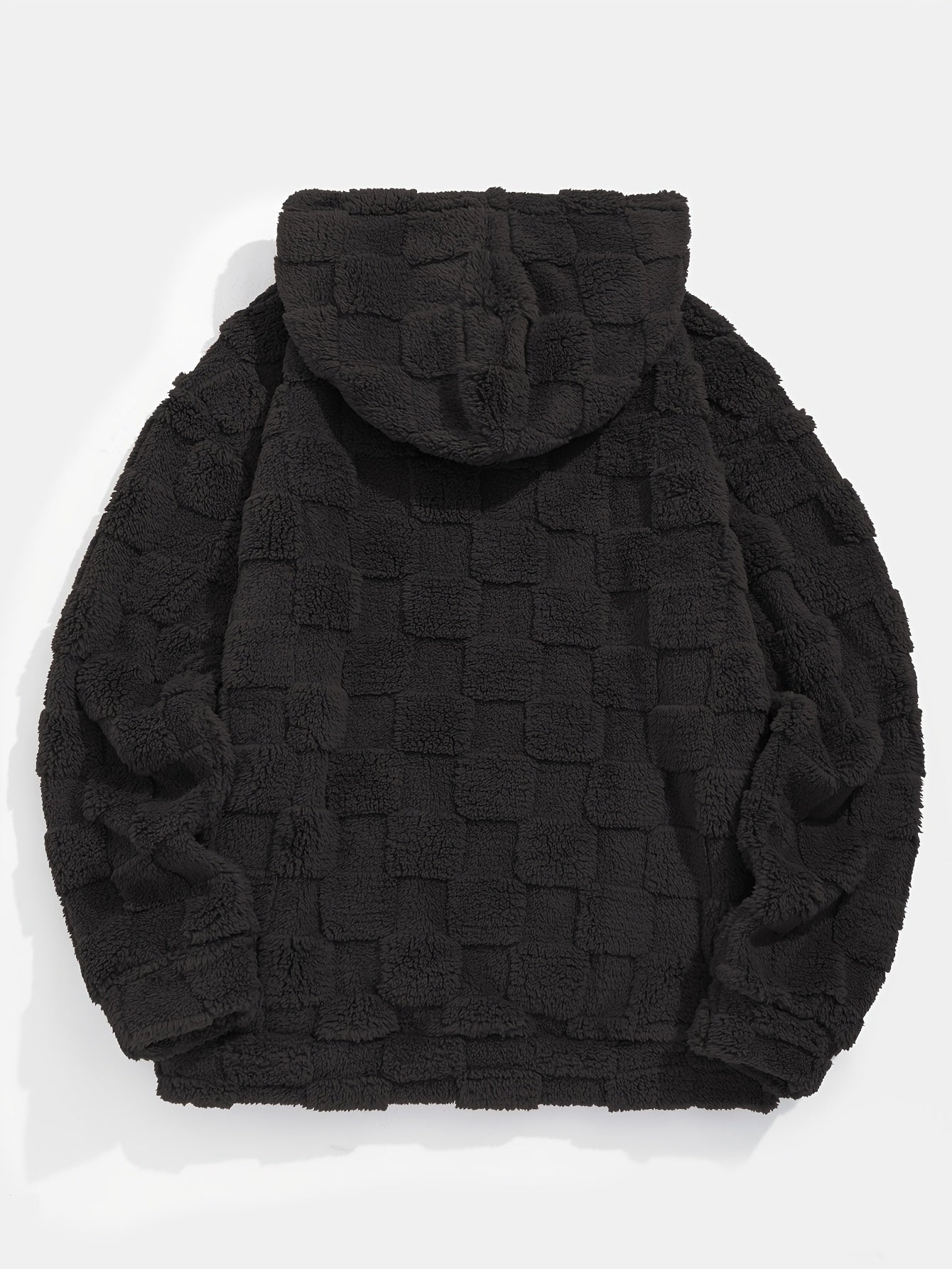 Plush Grid Hoodie