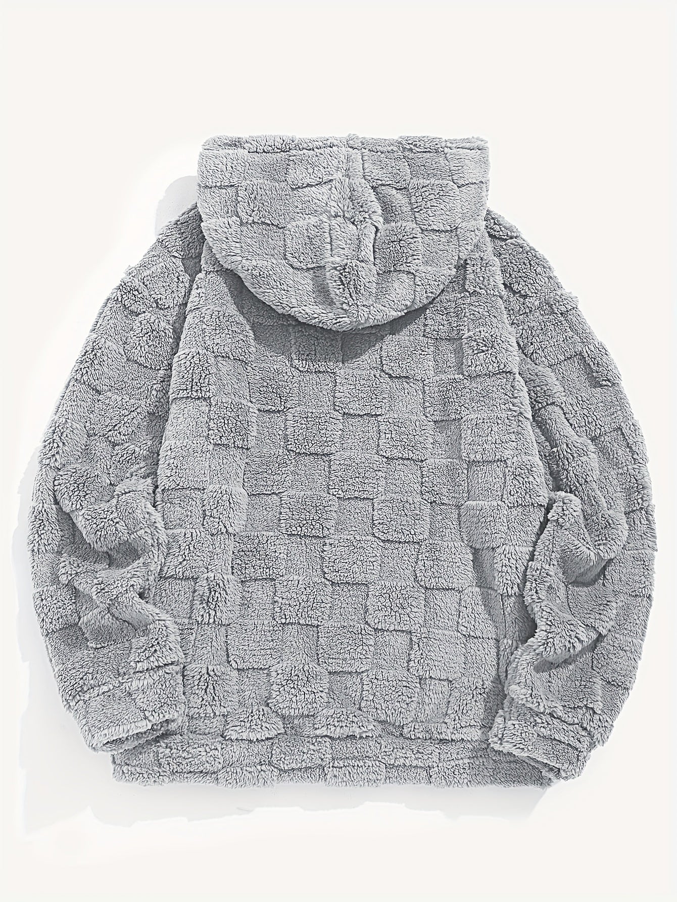 Plush Grid Hoodie