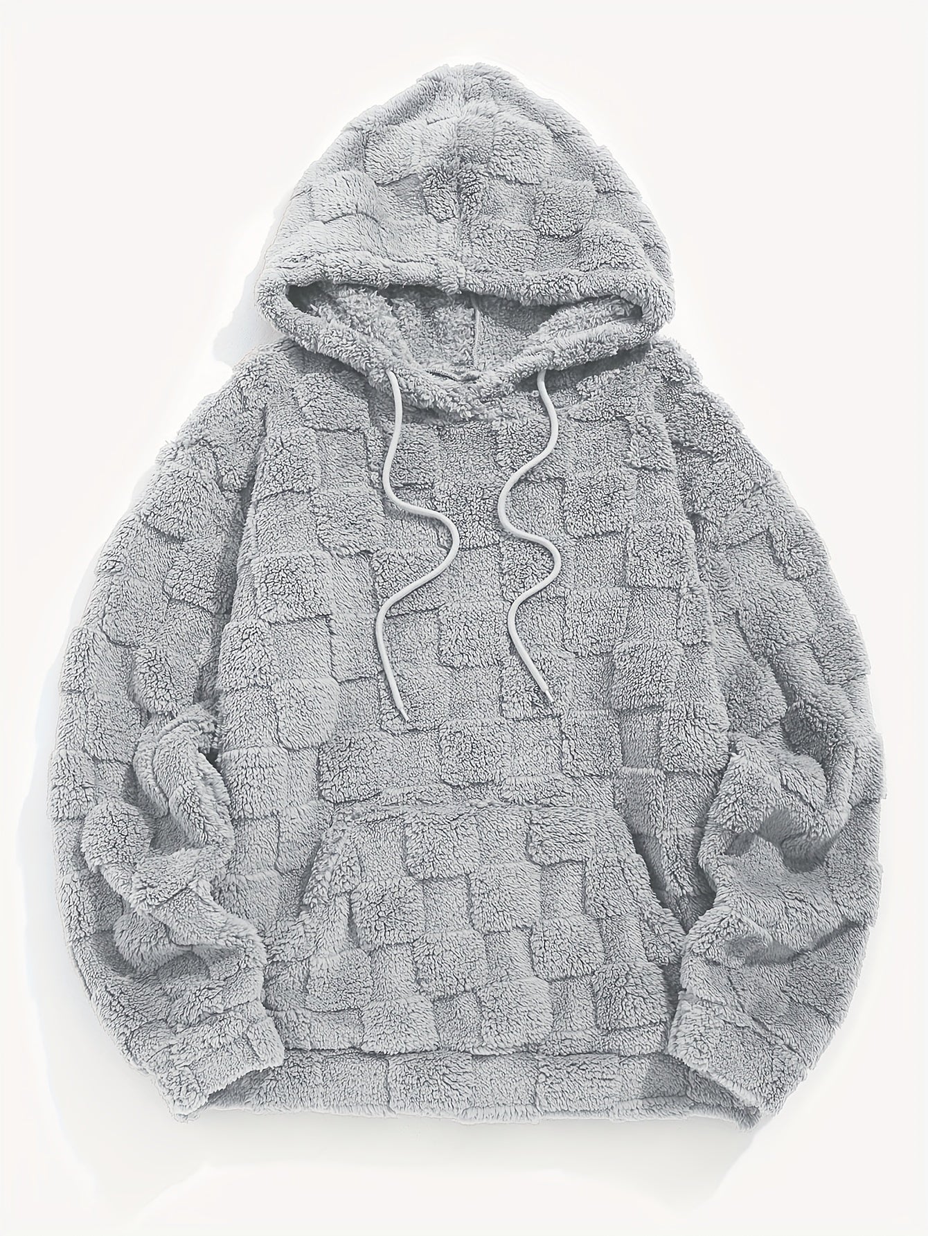 Plush Grid Hoodie