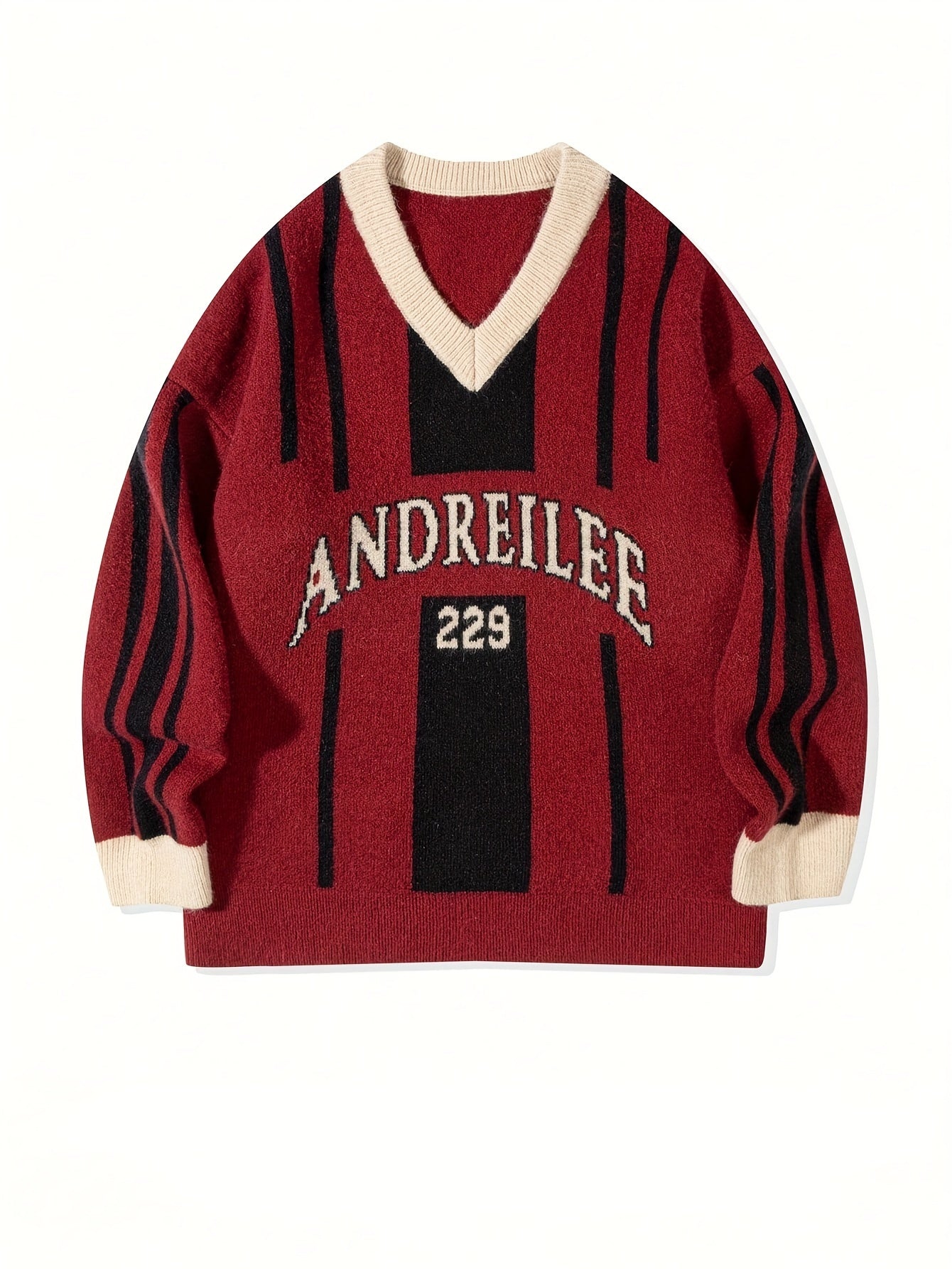 Varsity Stripe Knit Sweater