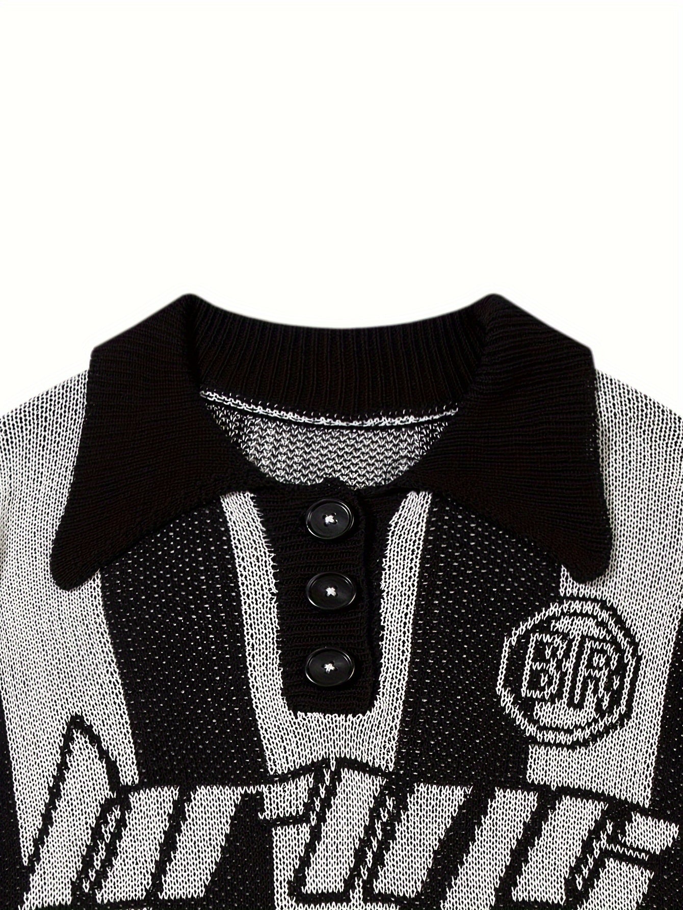 Monochrome Club Knit Polo