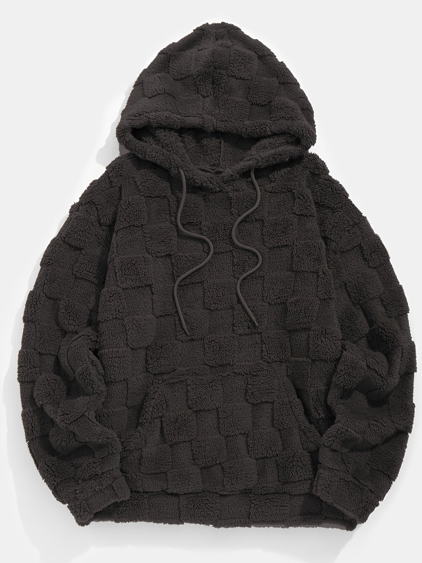 Plush Grid Hoodie