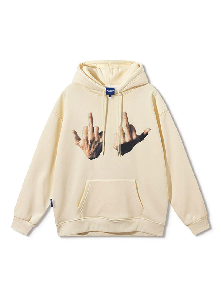 Wassup Charplen Couple Hooded Sweater